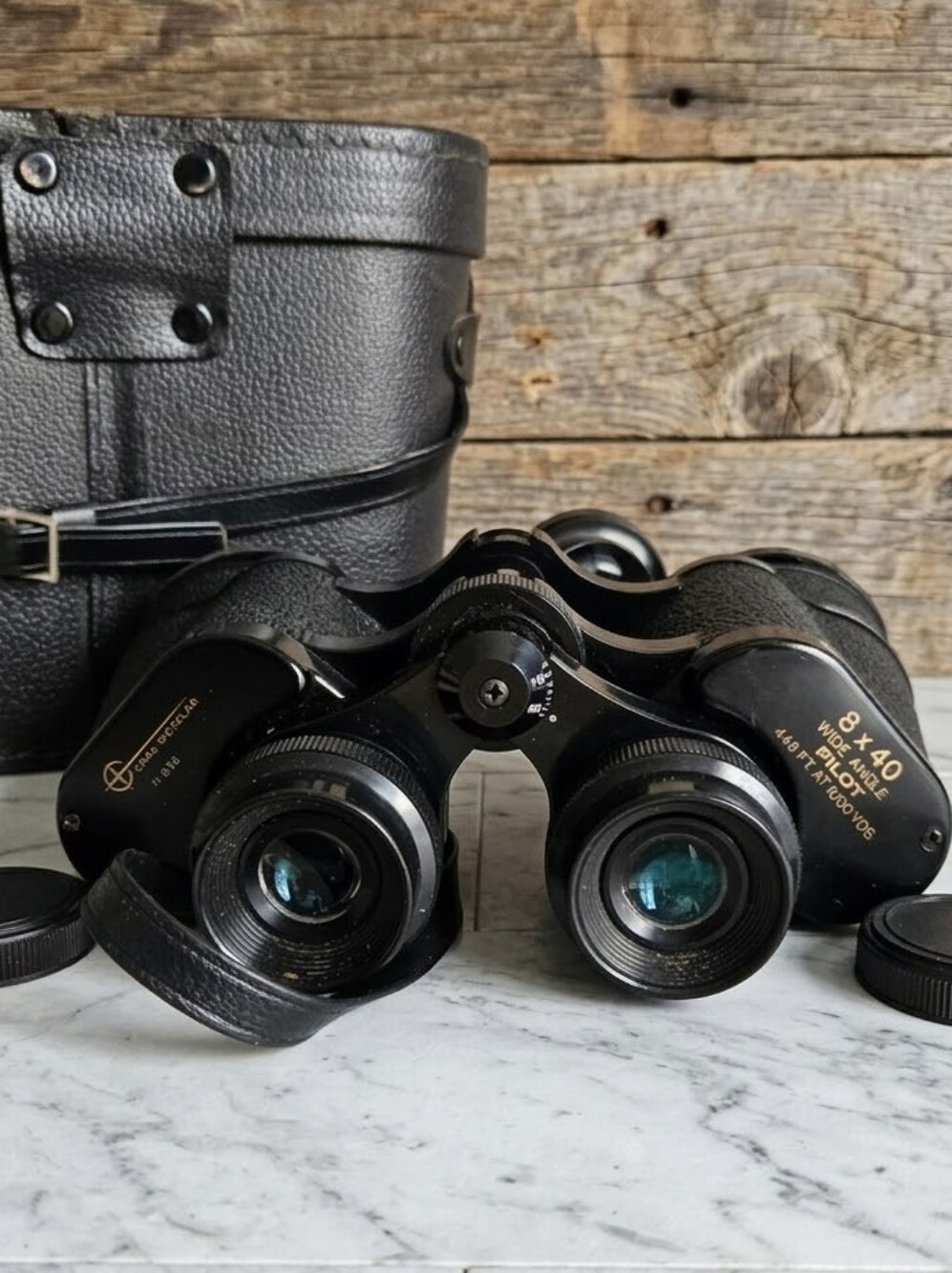 Carl Wetzlar H836 8×40 Wide‑Angle Binoculars With Original Leather Case
